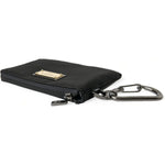 Dolce & Gabbana Black Nylon Logo Plaque Keyring Pouch Clutch Bag BAG1327