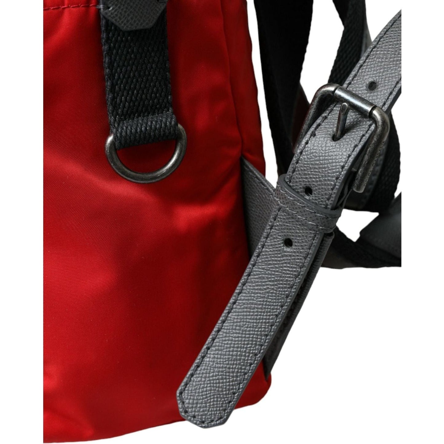 Dolce & Gabbana Elegant Red Nylon-Leather Backpack Dolce & Gabbana Saddle Brown