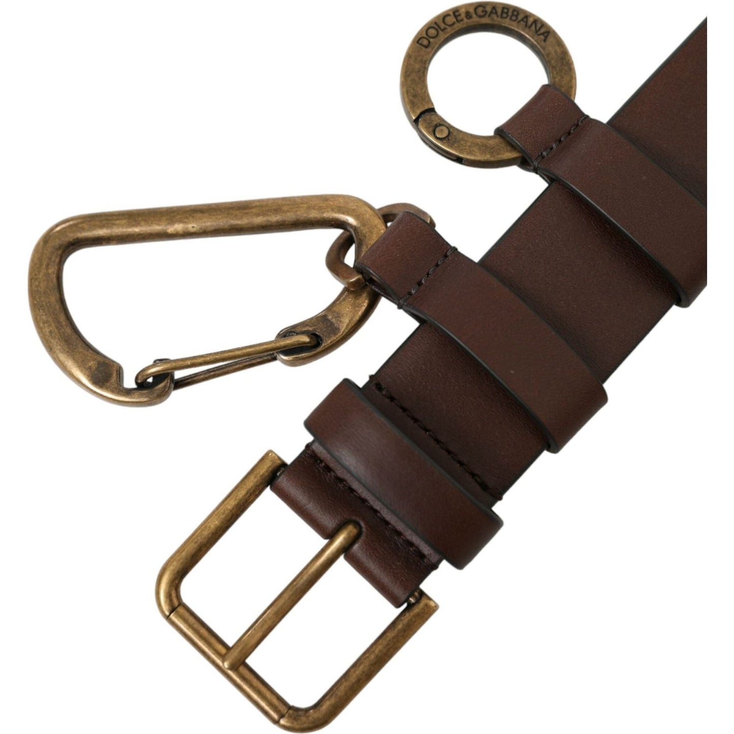 Dolce & Gabbana Elegant Calf Leather Belt with Metal Buckle Closure Dolce & Gabbana Dark Slate Gray