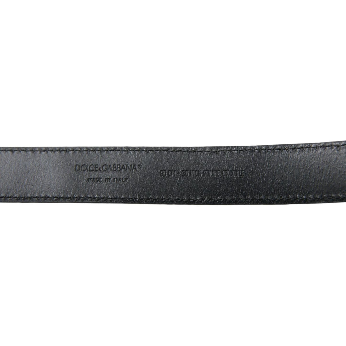 Dolce & Gabbana Elegant Beige Leather Belt Dolce & Gabbana Dark Slate Gray