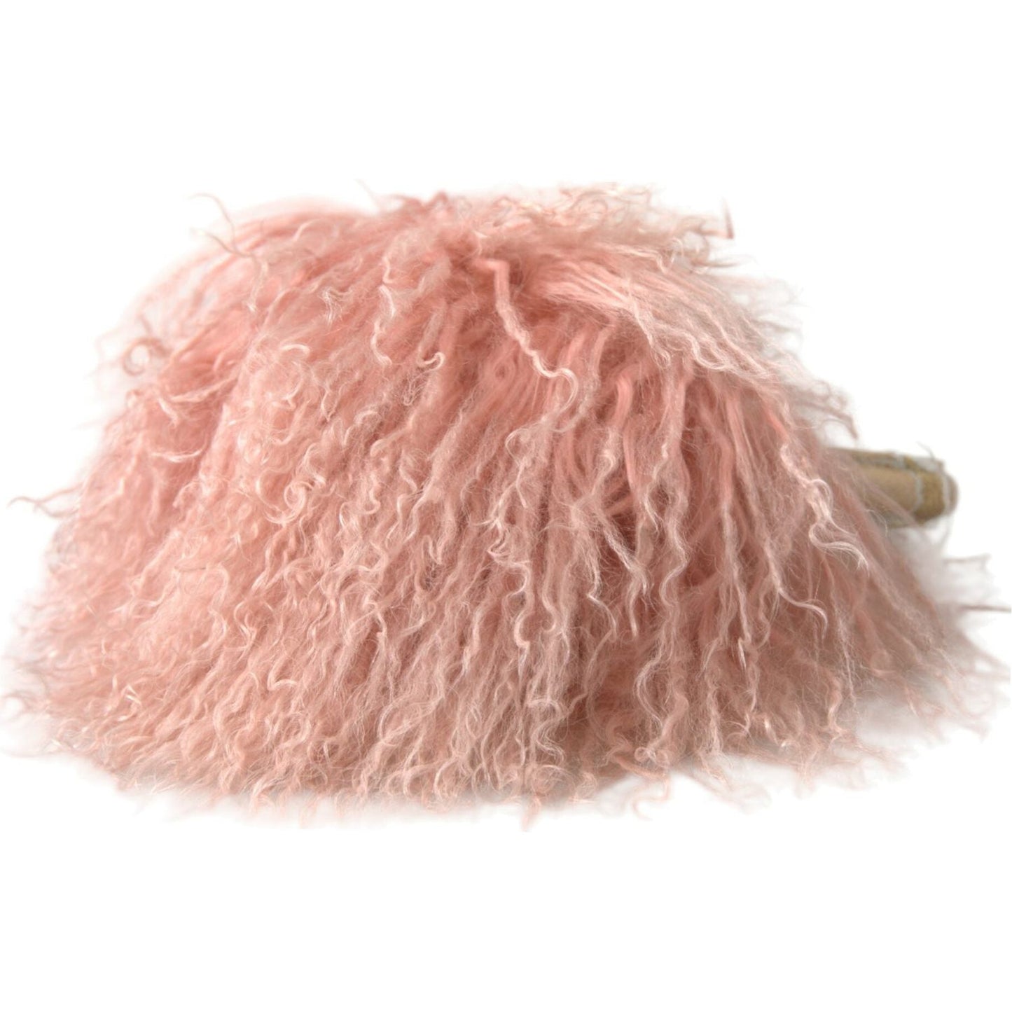 Dolce & Gabbana Elegant Pink Fur Earmuffs - Winter Chic Accessory Dolce & Gabbana Tan