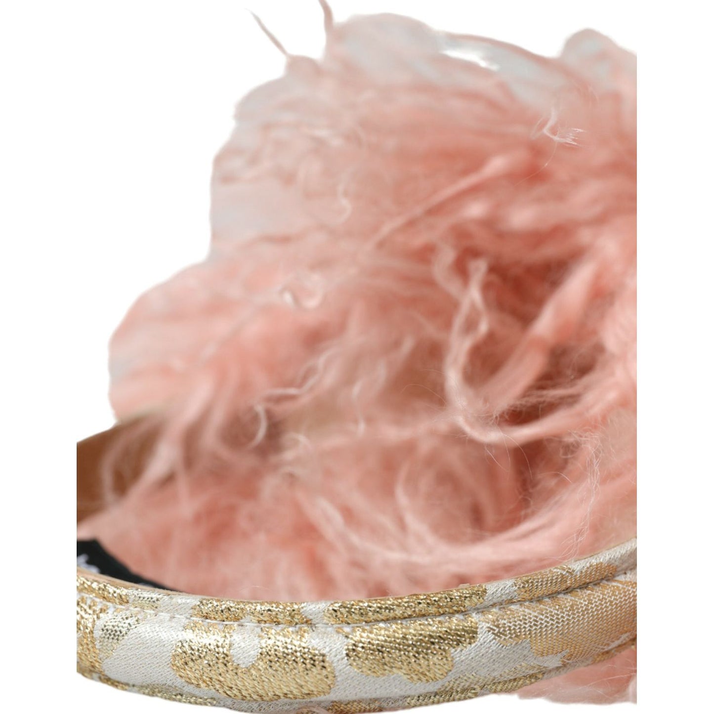 Dolce & Gabbana Elegant Pink Fur Earmuffs - Winter Chic Accessory Dolce & Gabbana Rosy Brown
