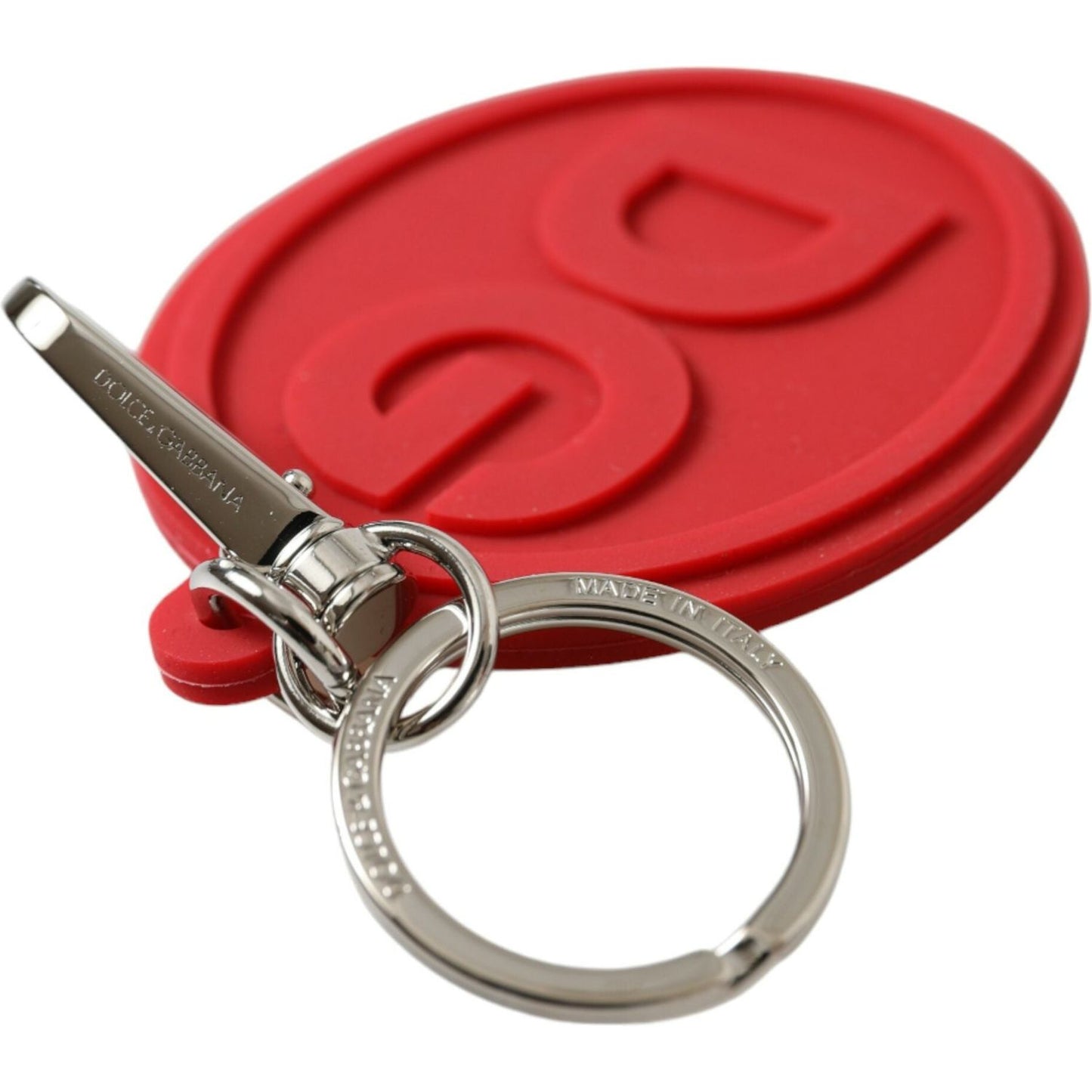 Dolce & Gabbana Elegant Red Trifold Key Holder Case Dolce & Gabbana Firebrick
