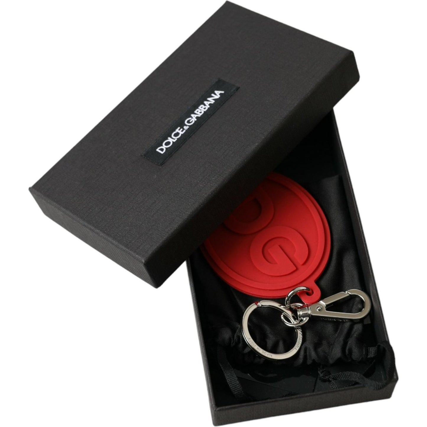 Dolce & Gabbana Elegant Red Trifold Key Holder Case Dolce & Gabbana Dark Slate Gray