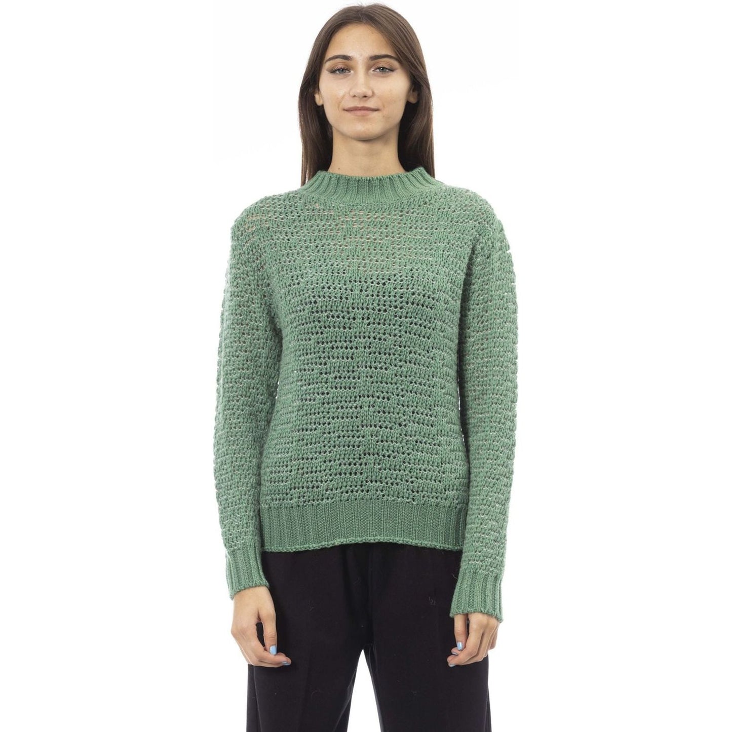 Alpha Studio Sweaters Sweaters Alpha Studio Slate Gray