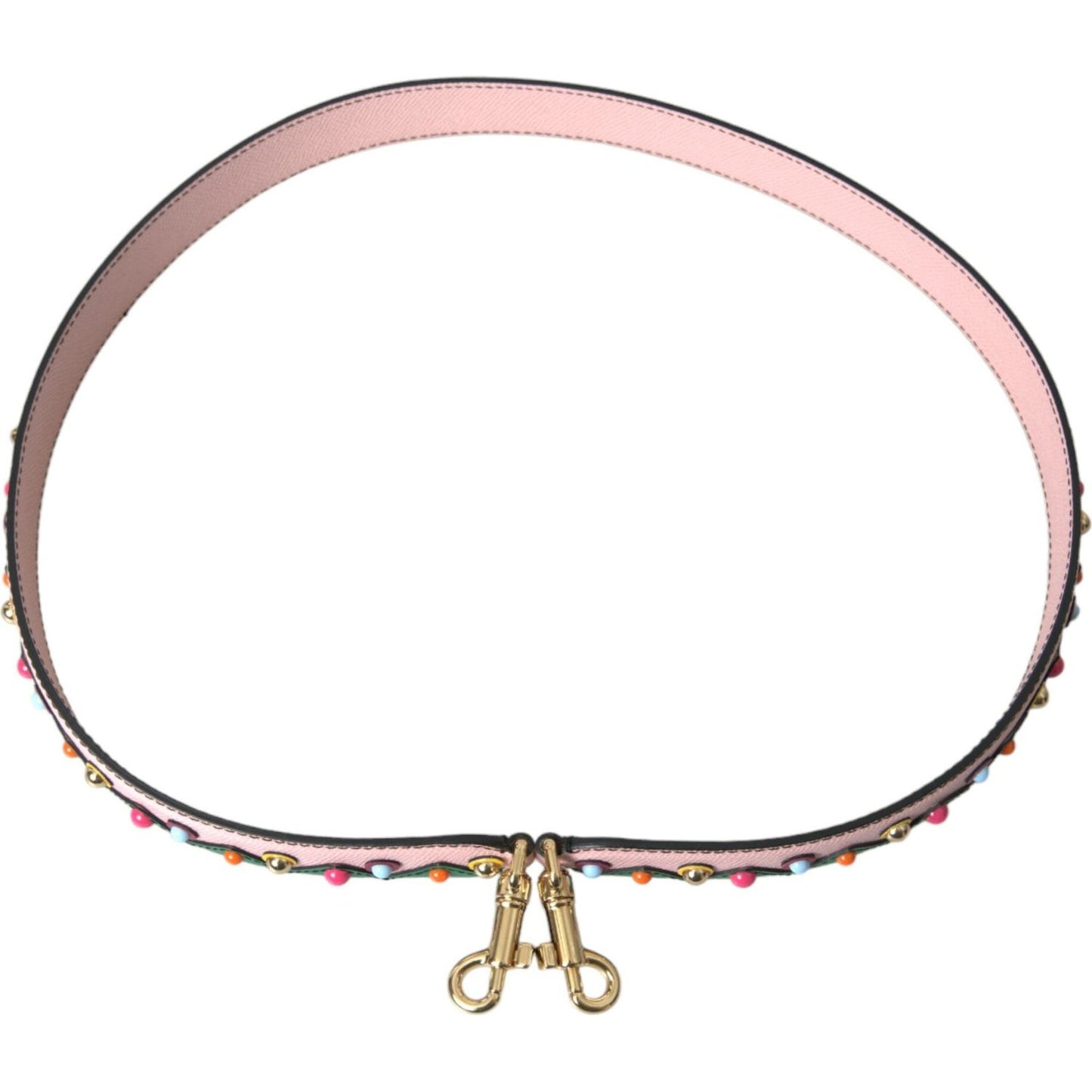 Dolce & Gabbana Pink Leather Handbag Accessory Shoulder Strap Dolce & Gabbana Thistle