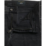 Dolce & Gabbana Gray Cotton Stretch Skinny Denim Logo Jeans Dolce & Gabbana Black