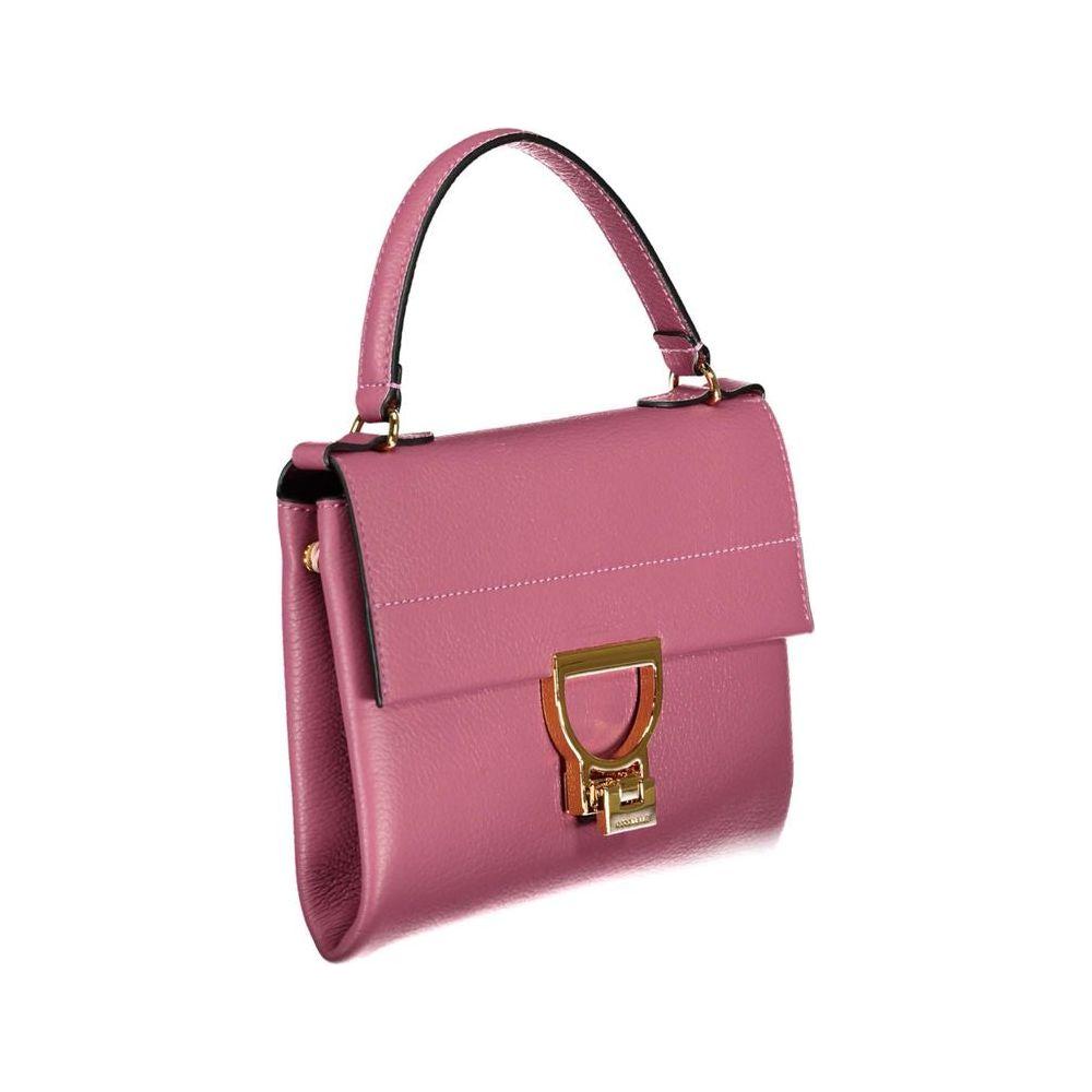 Coccinelle Pink Leather Handbag Coccinelle Rosy Brown