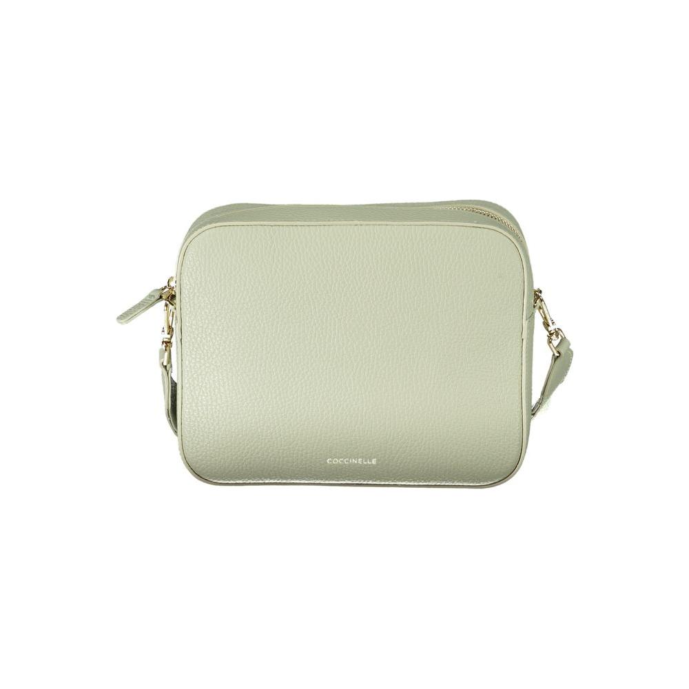 Coccinelle Green Leather Handbag Coccinelle Gray