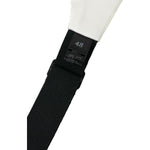 Dolce & Gabbana White Men Wide Waist Silk Belt Cummerbund Dolce & Gabbana Black
