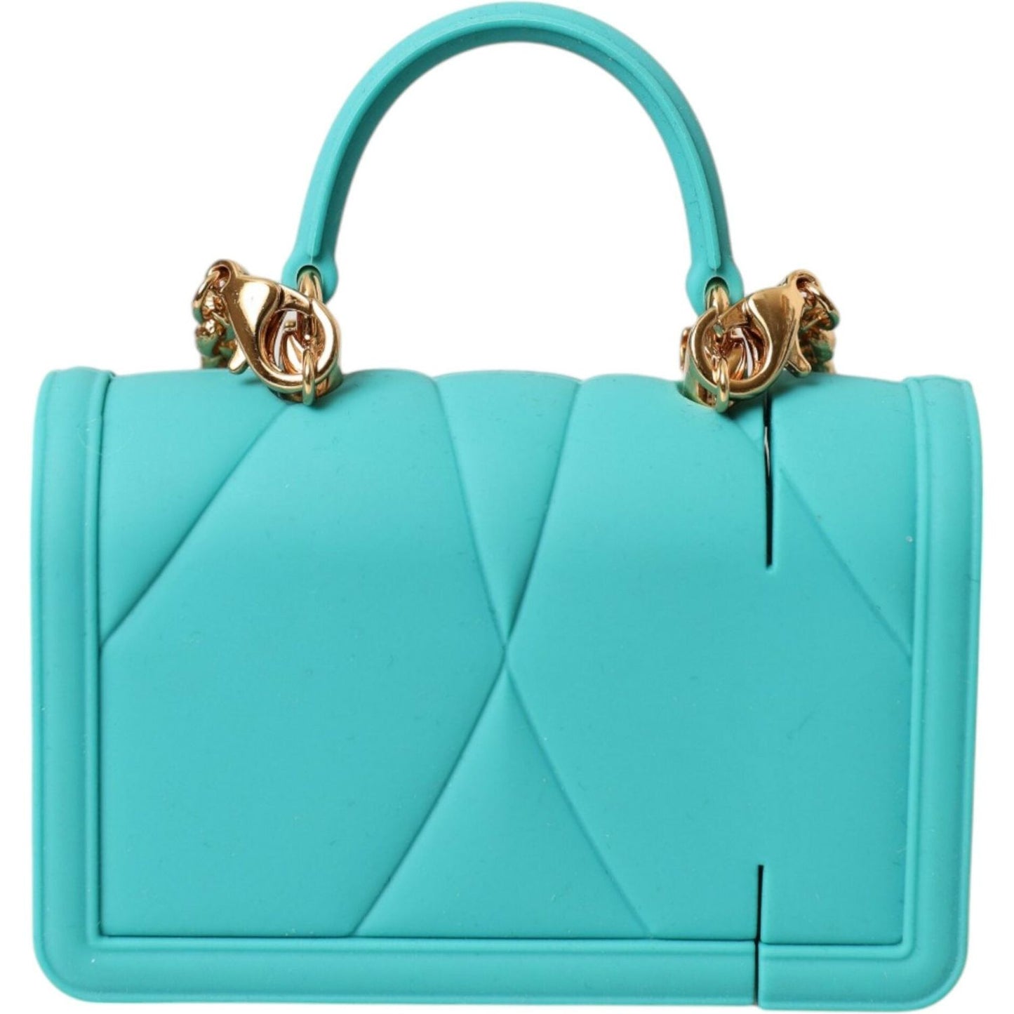 Dolce & Gabbana Turquoise Silicone Devotion Heart Cover Bag Airpods Case SMY101234