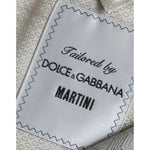 Dolce & Gabbana Beige MARTINI Single Breasted Coat Blazer Dolce & Gabbana Dark Gray