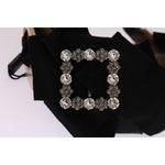 Dolce & Gabbana Crystal-Embellished Gold Brown Diadem Headband Tiara Dolce & Gabbana Black