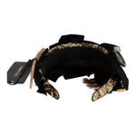 Dolce & Gabbana Crystal-Embellished Gold Brown Diadem Headband Tiara Dolce & Gabbana Tan