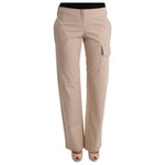 Ermanno Scervino Beige Cotton Wool Regular Fit Pants SIG30353-1