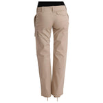 Ermanno Scervino Beige Cotton Wool Regular Fit Pants SIG30353-1