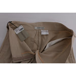 Ermanno Scervino Beige Cotton Wool Regular Fit Pants SIG30353-1