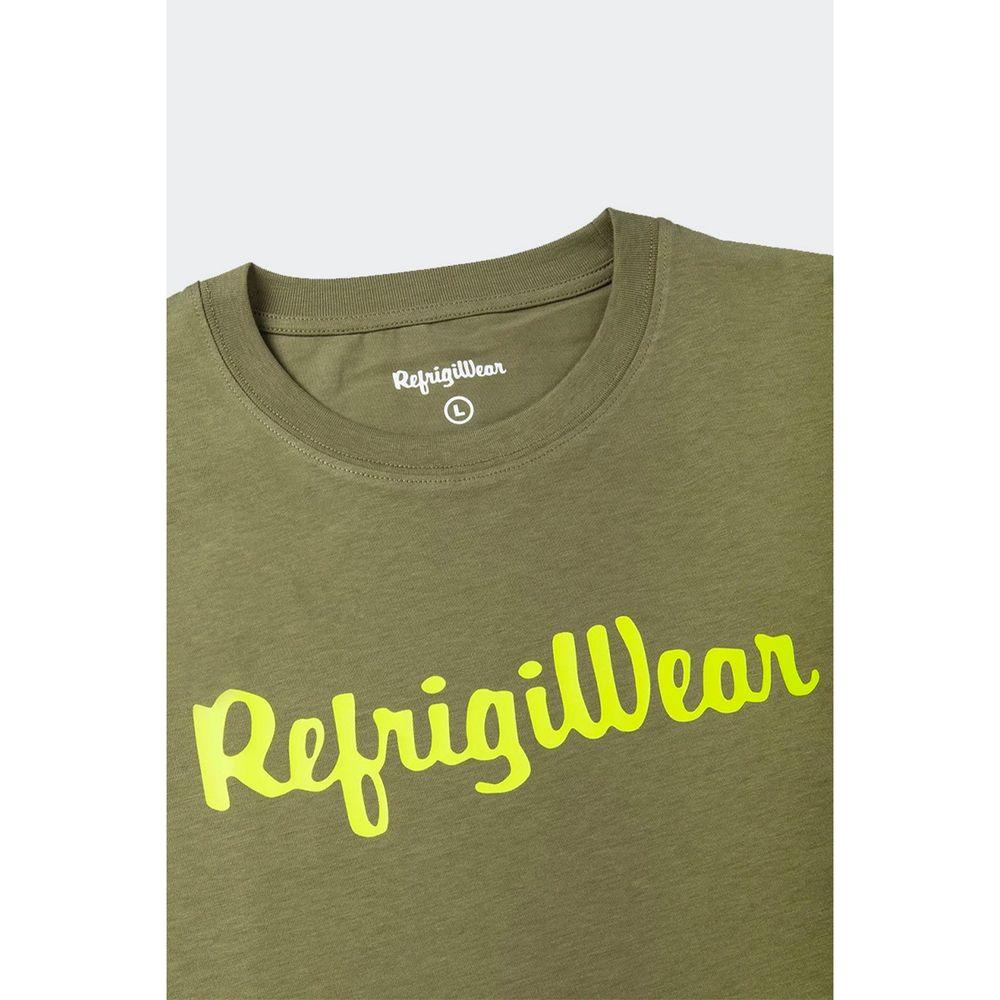 Refrigiwear Refrigiwear Army Cotton Tee with Contrast Logo RE-12622-XXL 1728,67346170016,Army,Clothing,Men,Men - Clothing,New with tags,Refrigiwear,T-Shirts - Men - Clothing,XXL