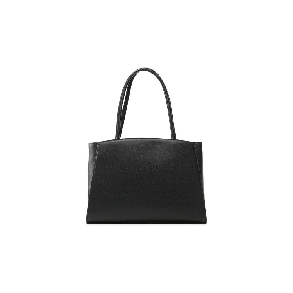 Plein Sport Chic Ebony Tote with Silver Logo Accent PLSP-11795