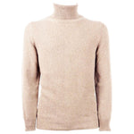 Emilio Romanelli Beige Cashmere Men Sweater Emilio Romanelli Light Gray