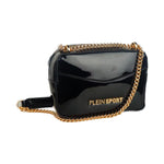 Plein Sport Elegant Black Chain Strap Shoulder Bag PLSP-11025