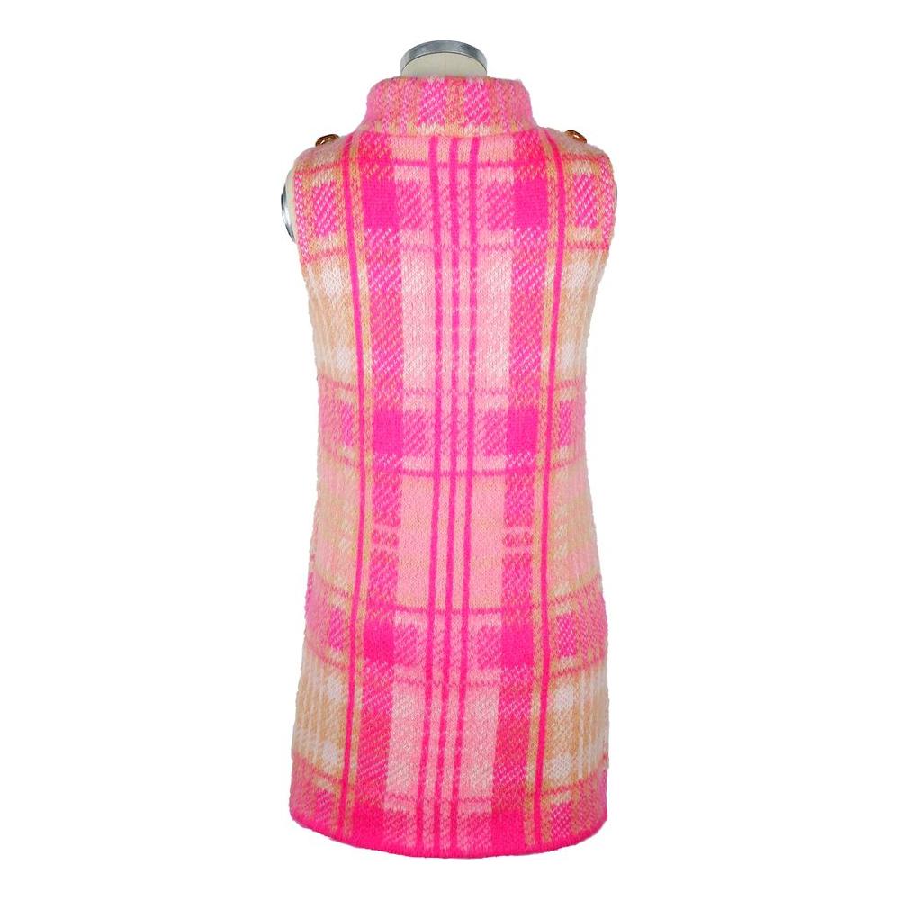 Elisabetta Franchi Fuchsia Mohair Women Dress Elisabetta Franchi Pale Violet Red