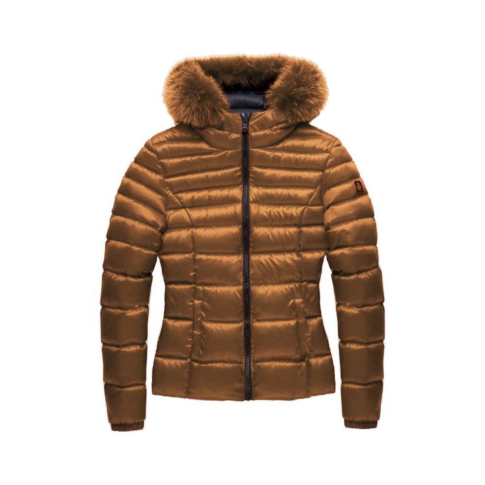 Refrigiwear Brown Polyamide Women's Jacket Refrigiwear Saddle Brown