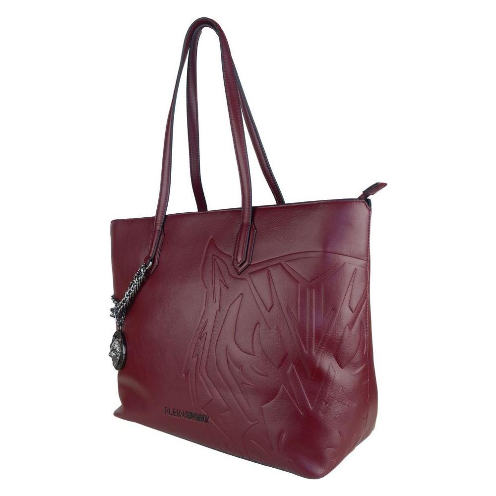 Plein Sport Red Polyethylene Women Shoulder Bag WOMAN TOTES Plein Sport Dark Olive Green
