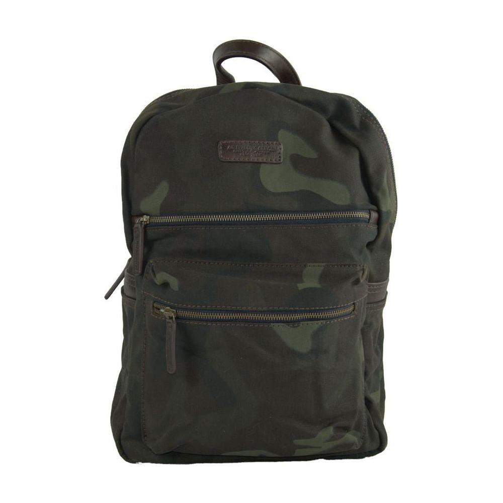 A.G. Spalding & Bros Green Cotton Men Backpack A.G. Spalding & Bros Dark Slate Gray