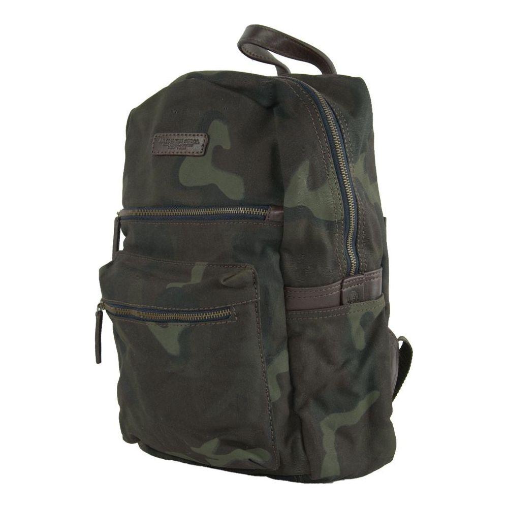 A.G. Spalding & Bros Green Cotton Men Backpack A.G. Spalding & Bros Dark Slate Gray