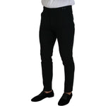 Dsquared² Black Wool Single Breasted 2 Piece LONDON Suit Dsquared² Black