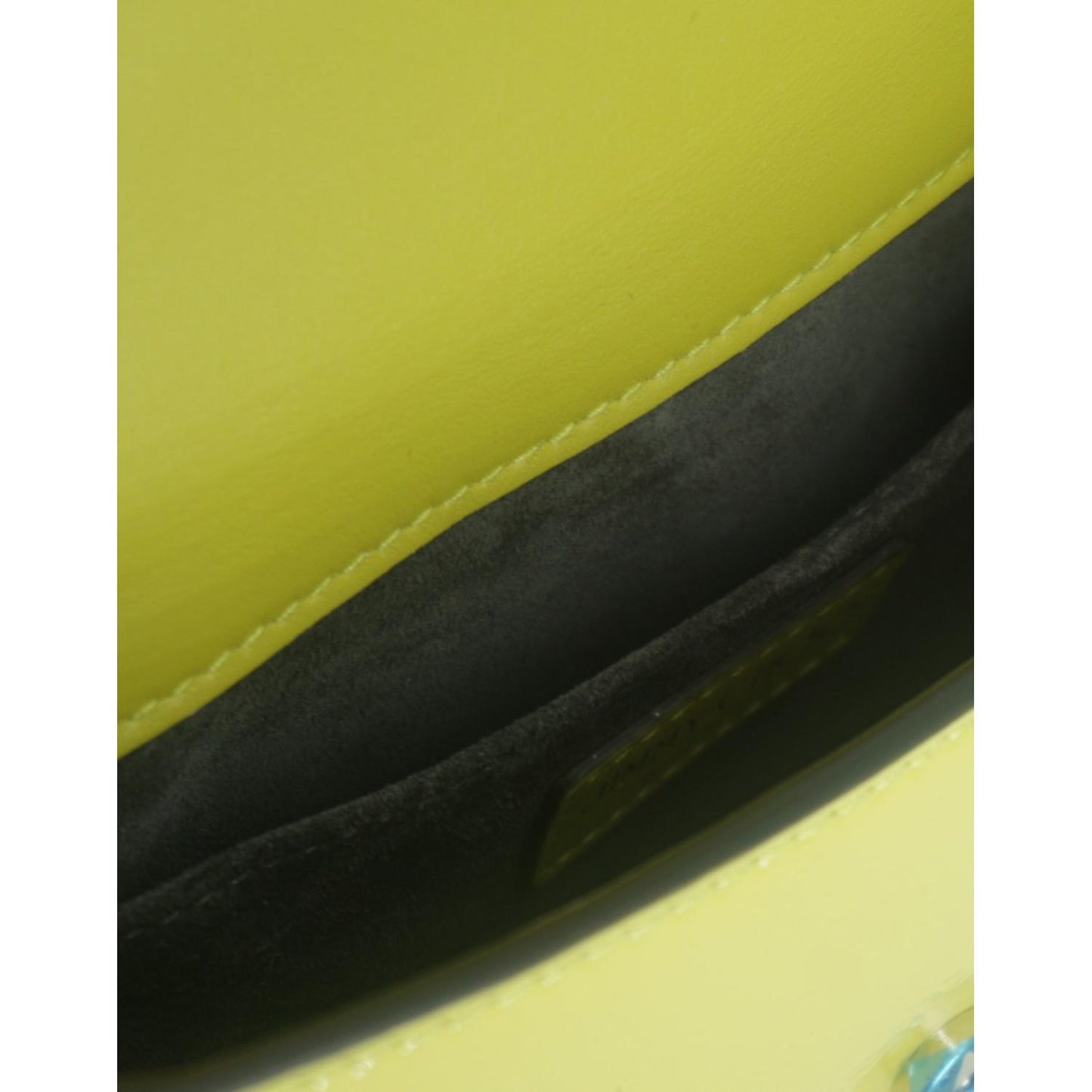 Jimmy Choo Lime Yellow Leather Small Shoulder Bag Jimmy Choo Dark Khaki