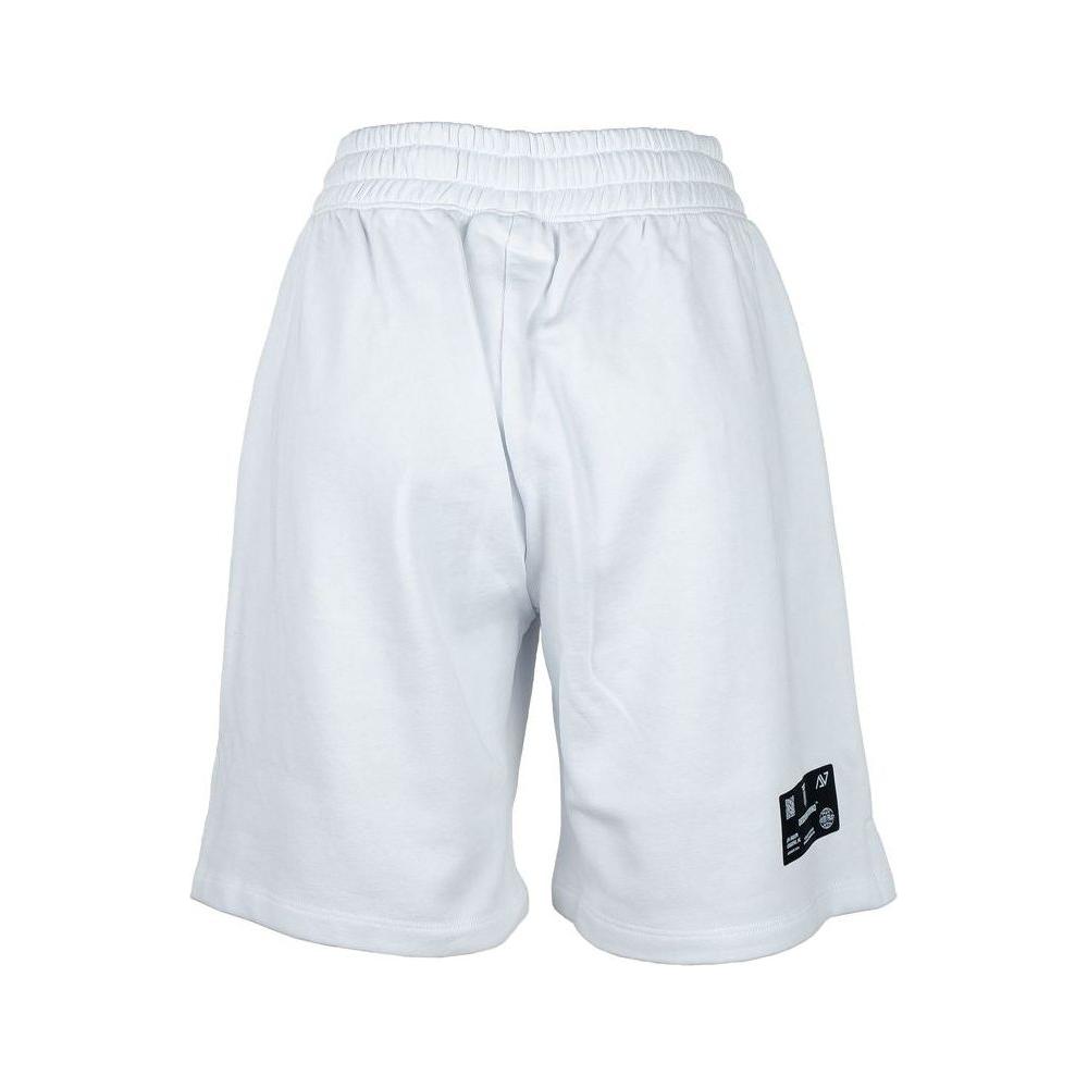 Diego Venturino White Cotton Women's Short Shorts Diego Venturino Lavender
