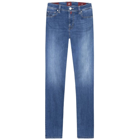 Tramarossa Blue Cotton Men's Jeans