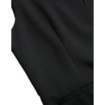 Dolce & Gabbana Black Cotton Waistcoat Dress Formal Vest Dolce & Gabbana Black