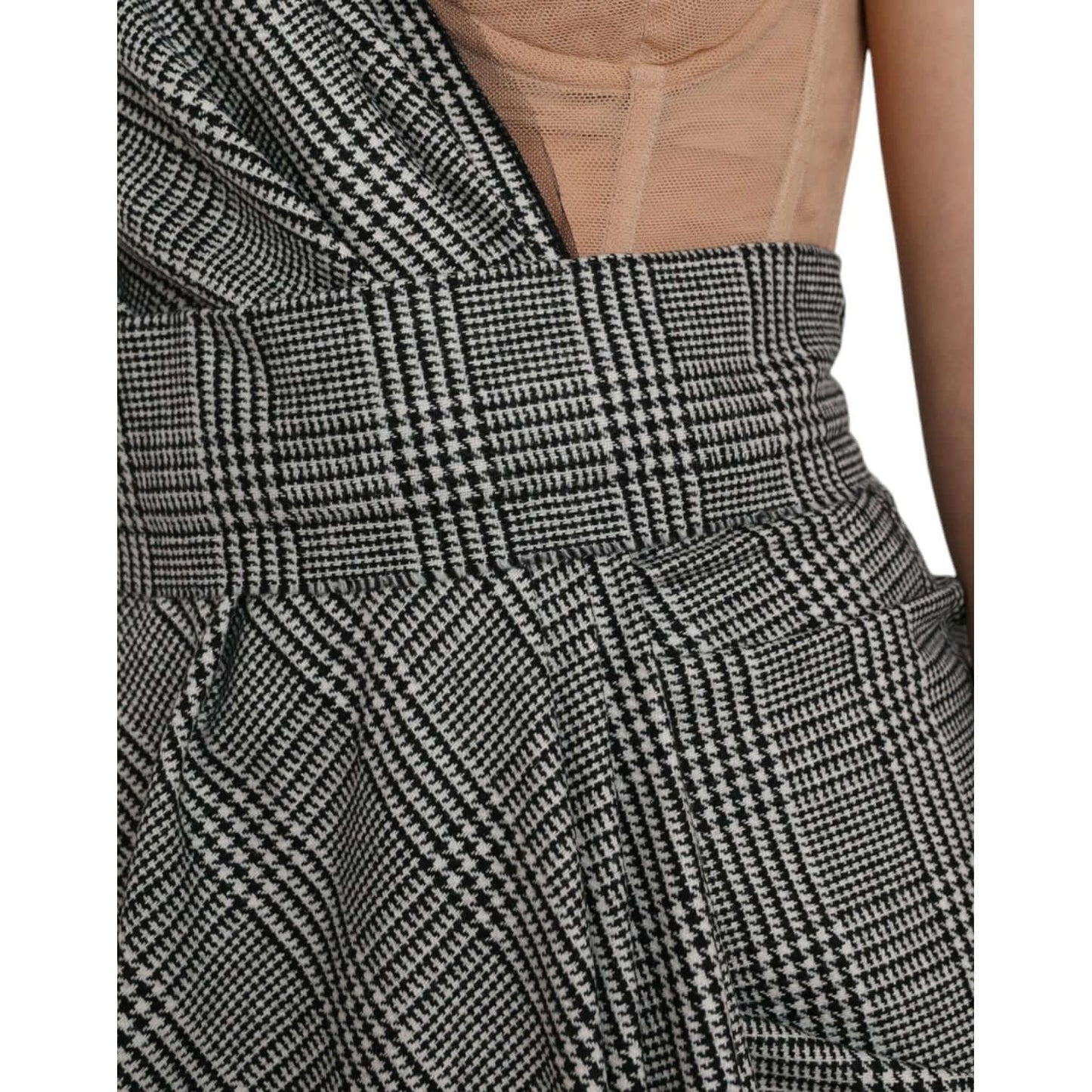 Dolce & Gabbana Gray Beige Layered One Shoulder Maxi Dress Dolce & Gabbana Dark Slate Gray
