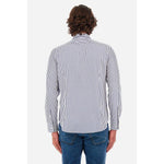 La Martina White Cotton Shirt LA-13081-M