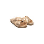 Cerruti 1881 Beige Sheepskin Women Sandal Cerruti 1881 Rosy Brown