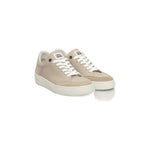 Cerruti 1881 Beige Leather Women Sneaker Cerruti 1881 Light Gray