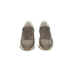 Cerruti 1881 Beige Cowhide Women Platform Sneaker Cerruti 1881 Dim Gray
