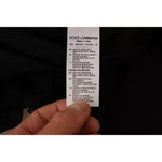 Dolce & Gabbana Black V-neck Long Sleeves Mini A-line Dress Dolce & Gabbana Black