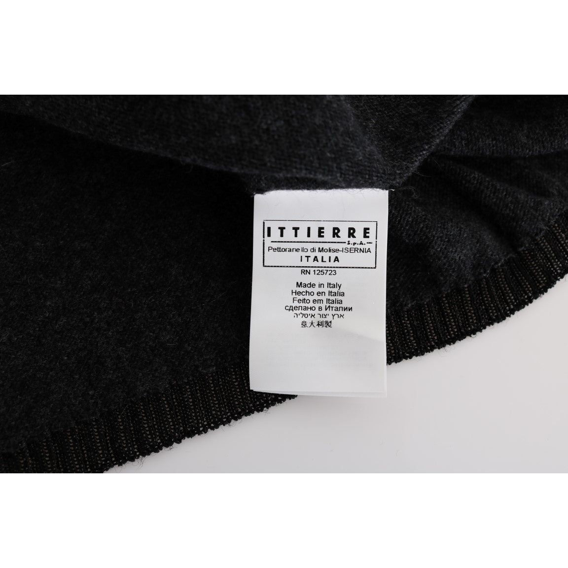 Costume National Elegant Gray Crewneck Sweater Costume National Black