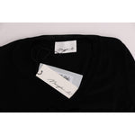 MARGHI LO' Black Wool Long Sleeve Shift Dress TUI10026-2