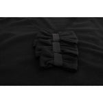MARGHI LO' Black Wool Long Sleeve Shift Dress TUI10026-2