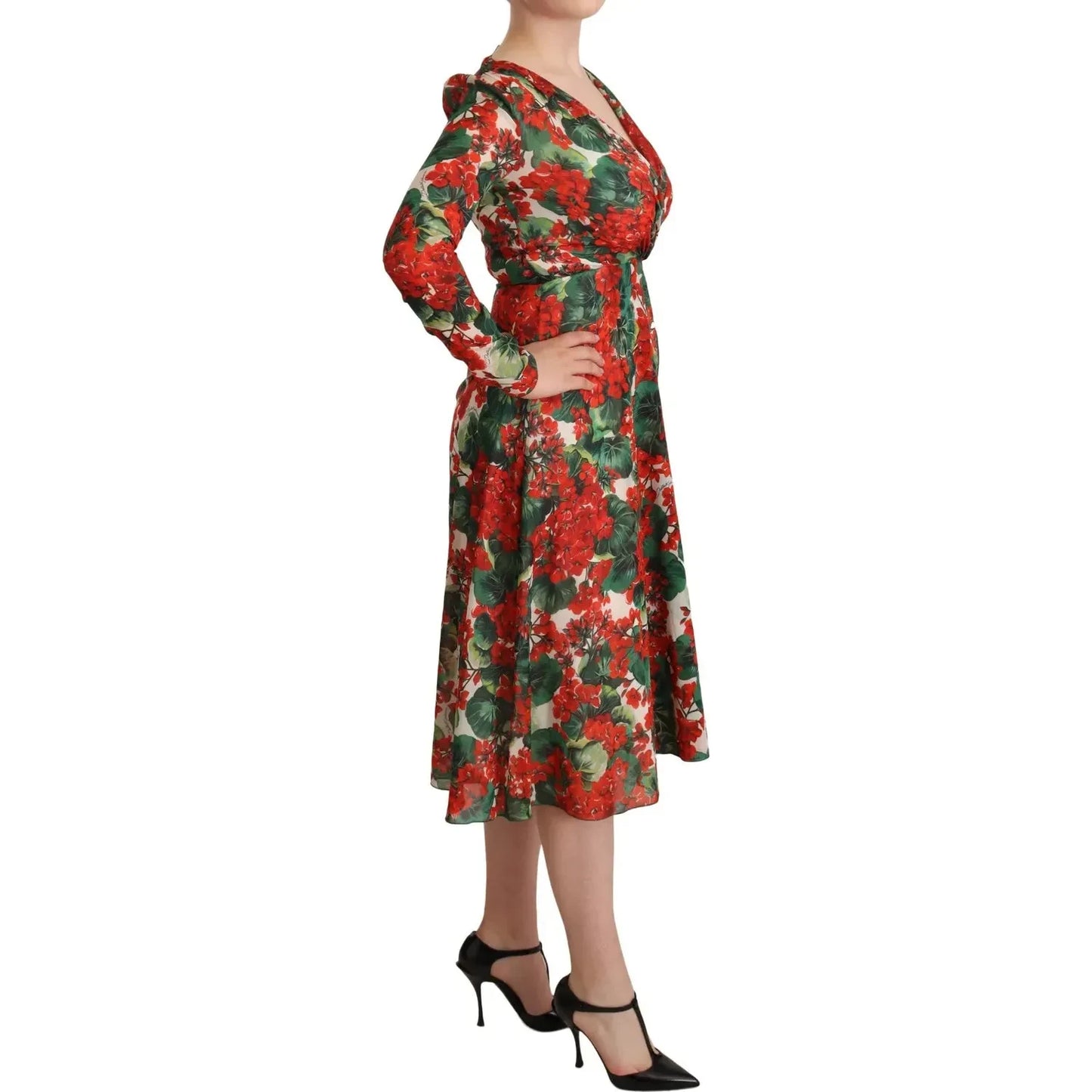 Dolce & Gabbana Multicolor Portofino-Print Shift Dress Dolce & Gabbana Sienna