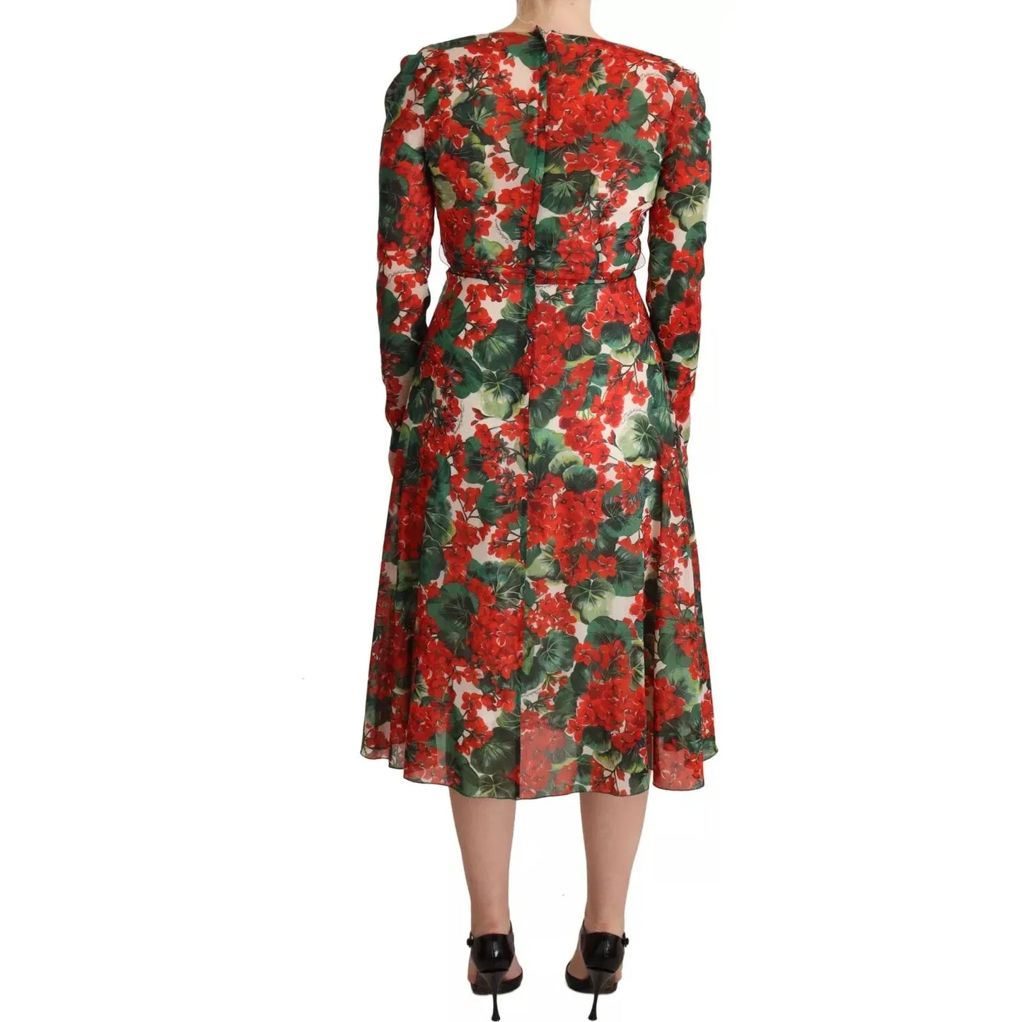 Dolce & Gabbana Multicolor Portofino-Print Shift Dress Dolce & Gabbana Sienna