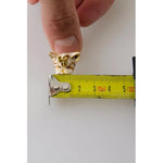 Dolce & Gabbana Gold Brass Resin Beige Dog Pet Accessory Ring SMY101151-6