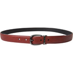 Dolce & Gabbana Brown Leather Silver Metal Buckle Belt Men Dolce & Gabbana Saddle Brown