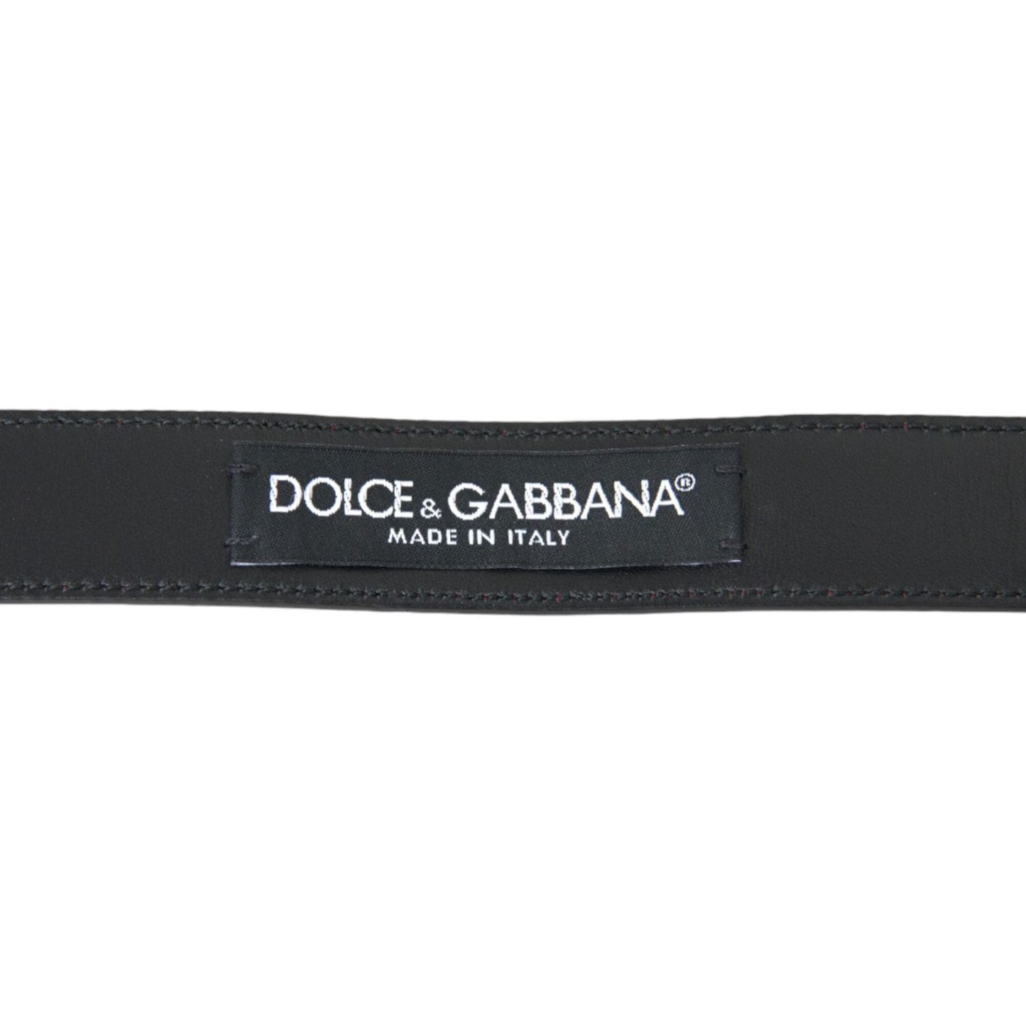 Dolce & Gabbana Red Leather Silver Metal Buckle Belt Men Dolce & Gabbana Dark Slate Gray