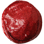 Dolce & Gabbana Red Sequined Nylon Bucket Hat Men Dolce & Gabbana Brown